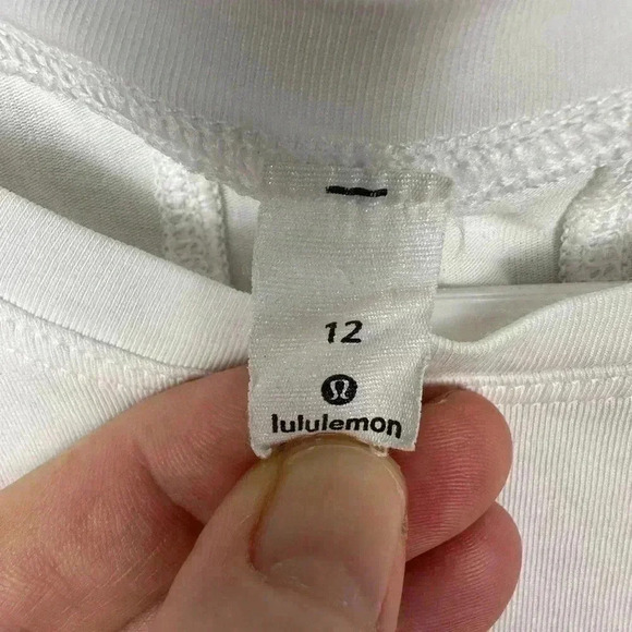 Lululemon Muscle Love Crop Tank *Tencel White Size 12 - Picture 11 of 11